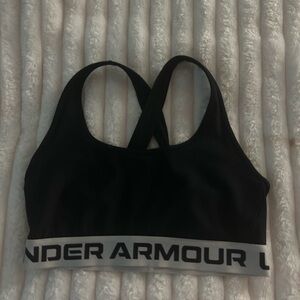 Under Armour Black and Whitw Sports Bra